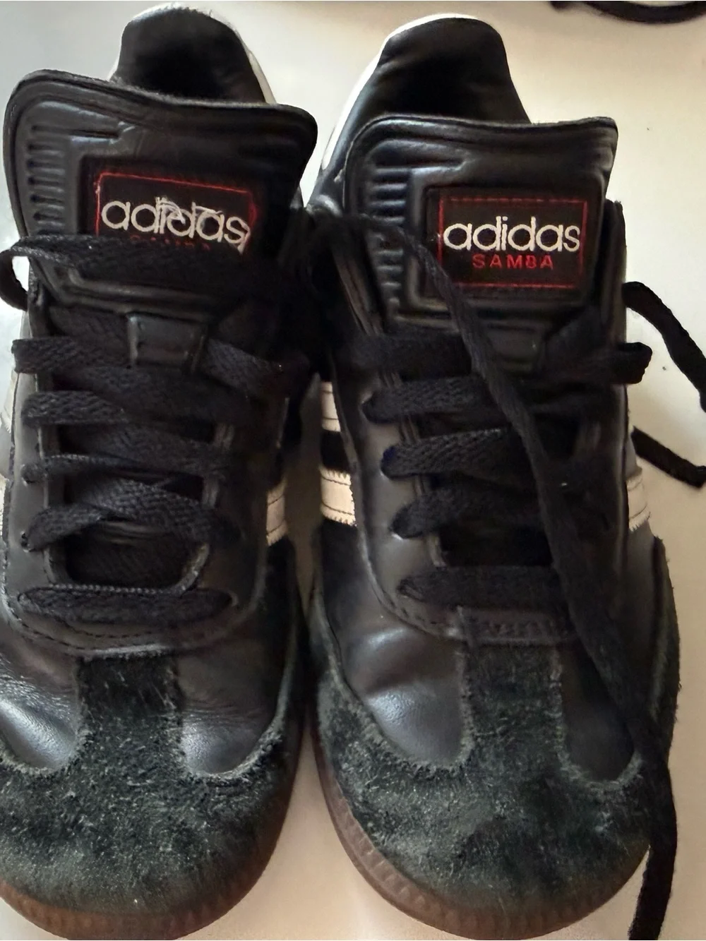 adidas Black Sneakers with Suede Toe
